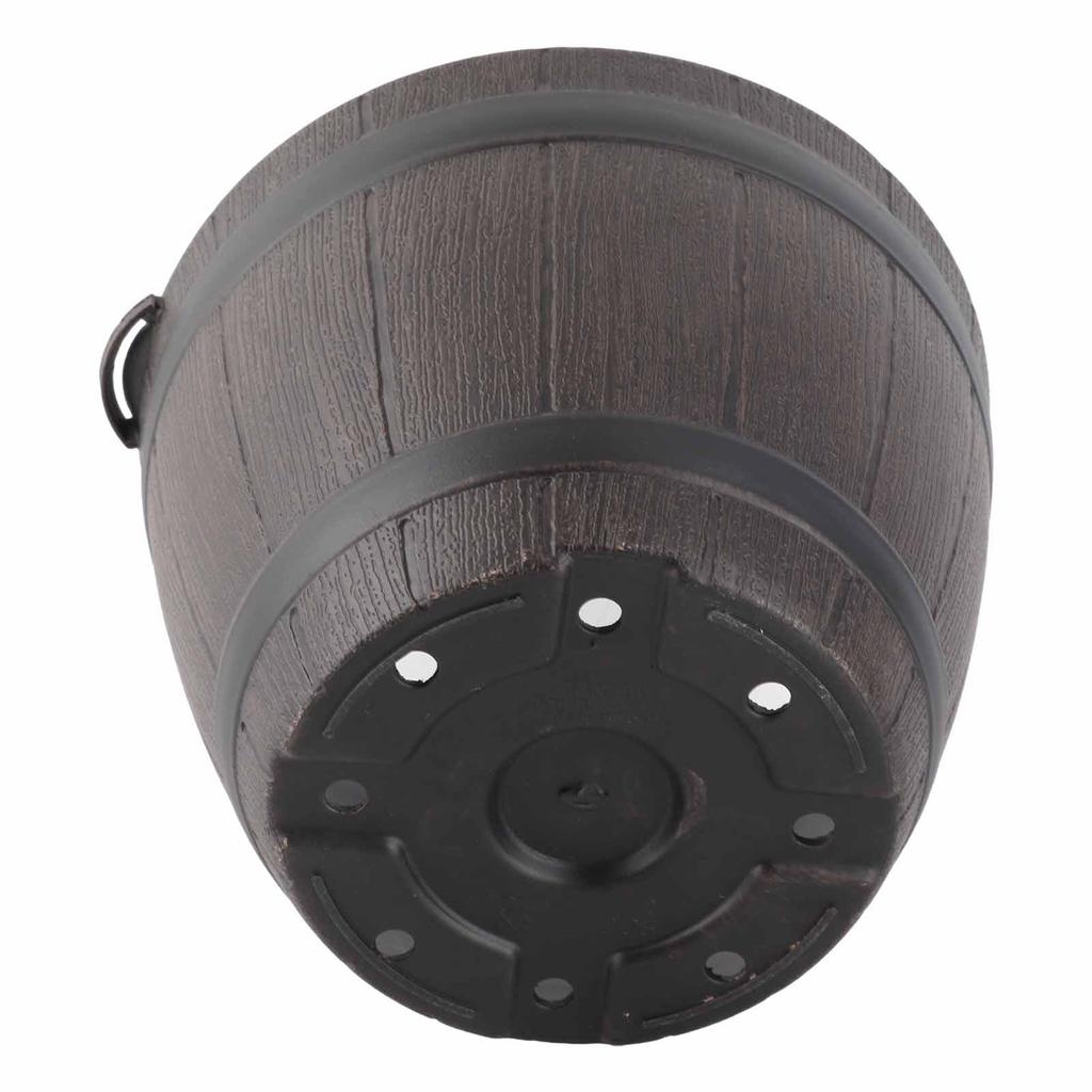 Imitation Wooden Plant Pot PP Resin Flower Pot Imitated Wood Planting Planter