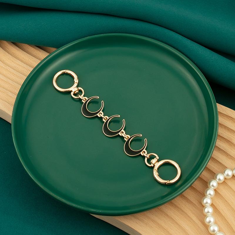 Bag Extension Chain Pearl Metal Accessories Love Buckle With One Shoulder Mahjong Armpit China-Chic Style