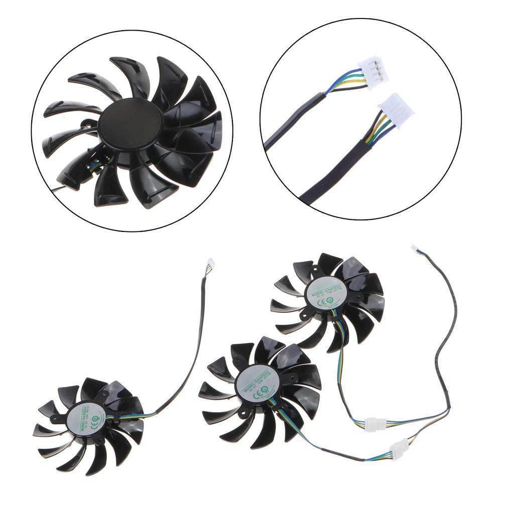87mm 4Pin Cooling Fan GA92S2U 0.46A 12V GPU Fan For ZOTAC RTX3090 3080 3070 3060ti X-GAMING OC Graphics Fan Replacement