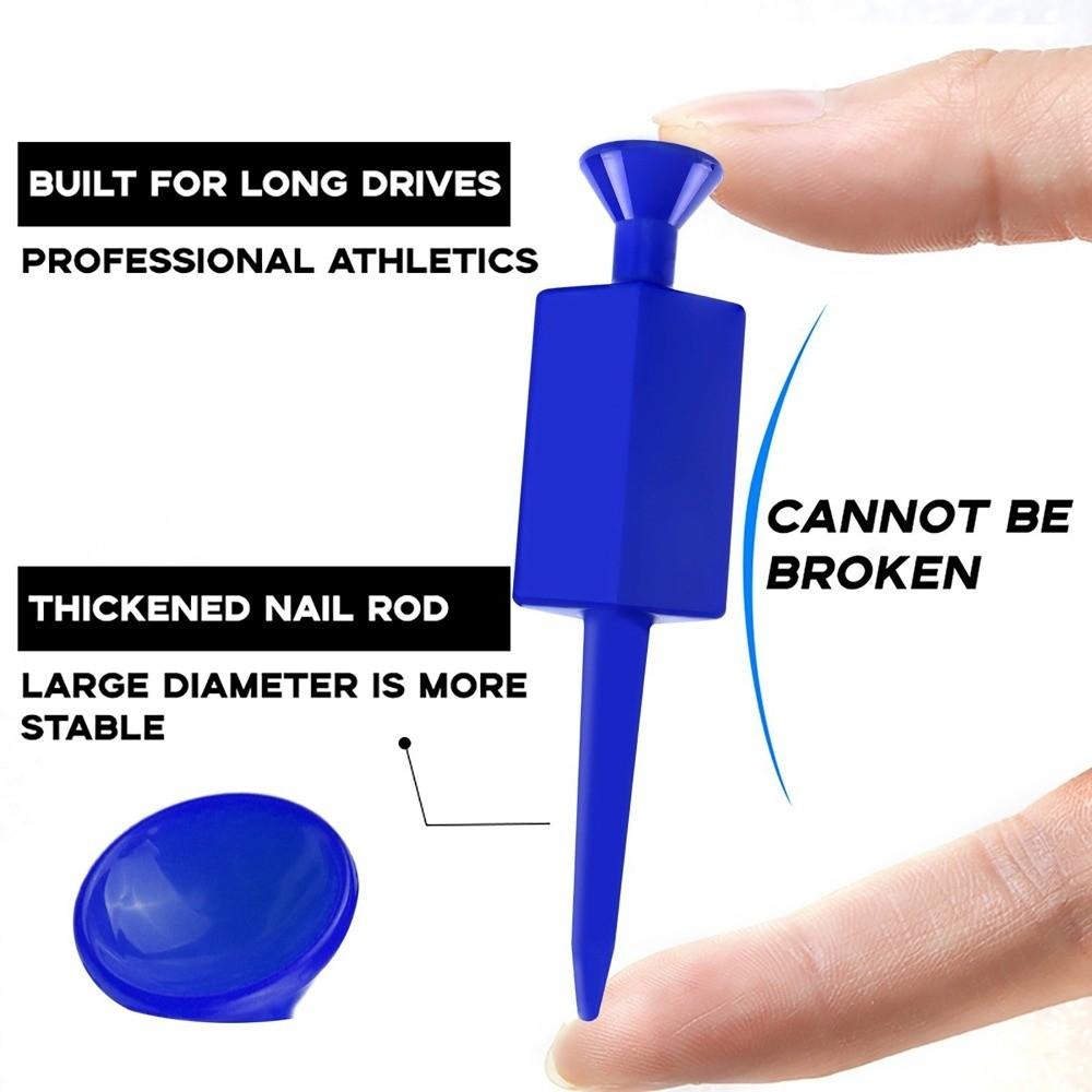 12pcs Enhance Distance Golf Ball Pegs Precise Swing Golf Tee Flat Ball Pegs  Golf Practice