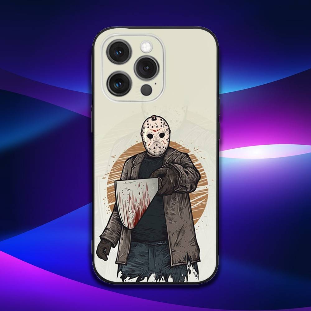 Halloween M-Michael Myers Phone Case For iPhone 16e,16,15,14,13,12,11,Pro,X,XS,Max,XR,Plus,Mini Soft Black Cover