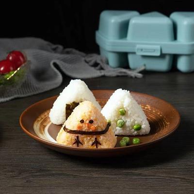 6-in-1-Trilater-Form für Reisbällchen-Sushi-Form, Sushi-Bento-Box, Küchenparty-Versorgungsform für Kinder, Sushi-Zubereitungsset