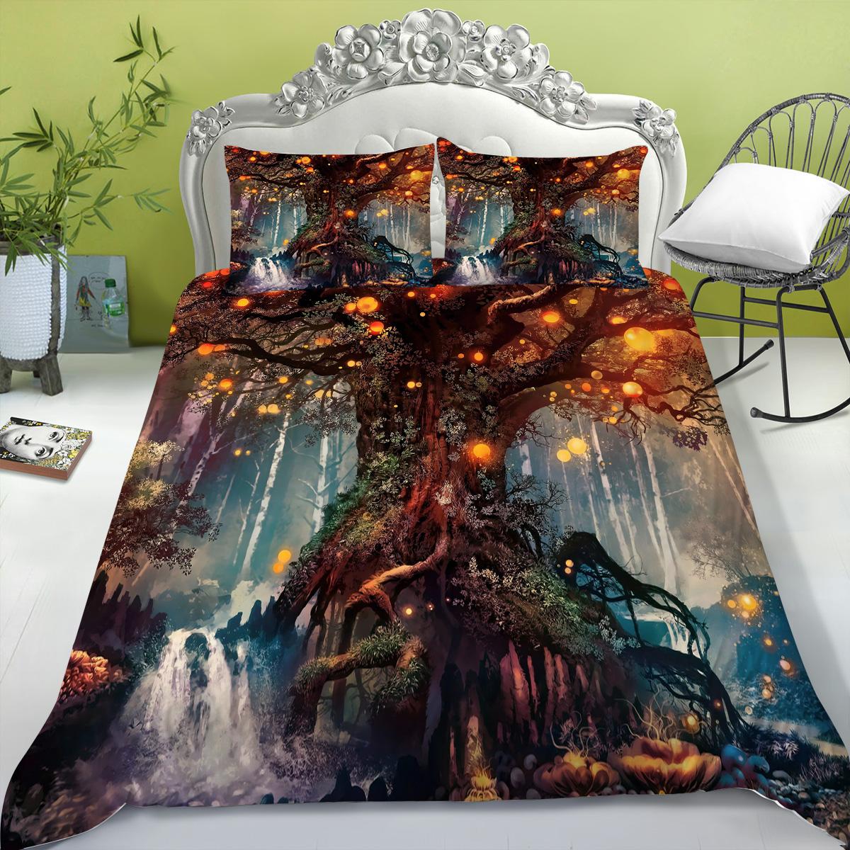 

Комплект постельного белья с цифровой печатью высокой четкости, роскошное пуховое одеяло и наволочка, 2/3 шт. AU240 * 270, моющееся и быстросохнущее постельное белье Baby 100x135cm