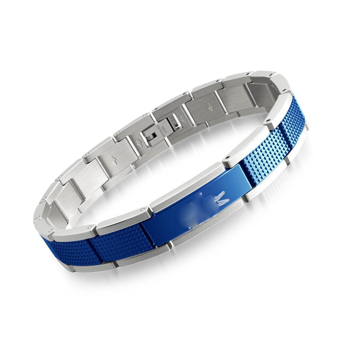 

2025 Men s Fashion Bent Brand Bracelet Adjustable Carved Crocodile Bracelet High end Jewelry 22CM