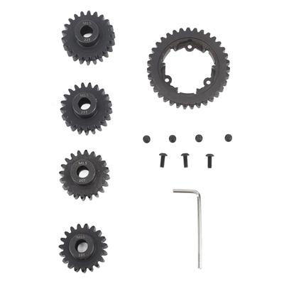 M1.5 Spur Pinion Set Steel 35T Spur 19T 20T 21T 22T Pinion Gear for TRAXXAS 15 6S, 8S Remote