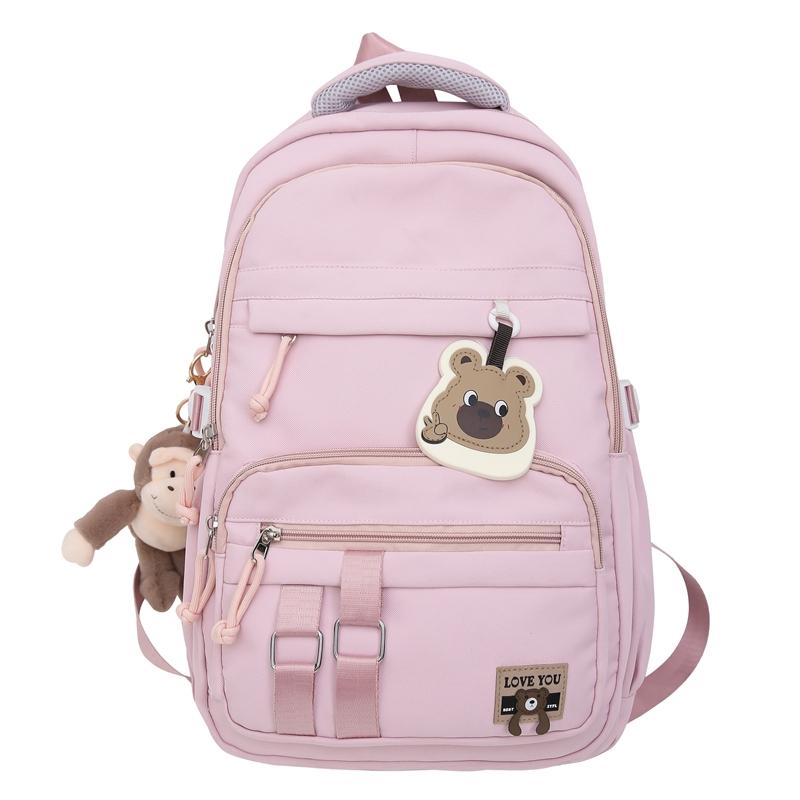 Школьный женский дорожный рюкзак контрастного цвета — фото 23