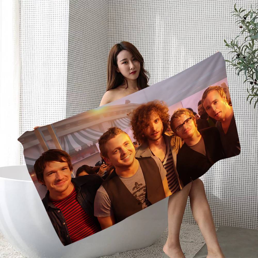 Pop Rock Band O-Onerepublics Beach Towel Colorful Bath Towels for Girl Microfiber Quick Dry Custom Sand Free Beach Spa Gym Pool