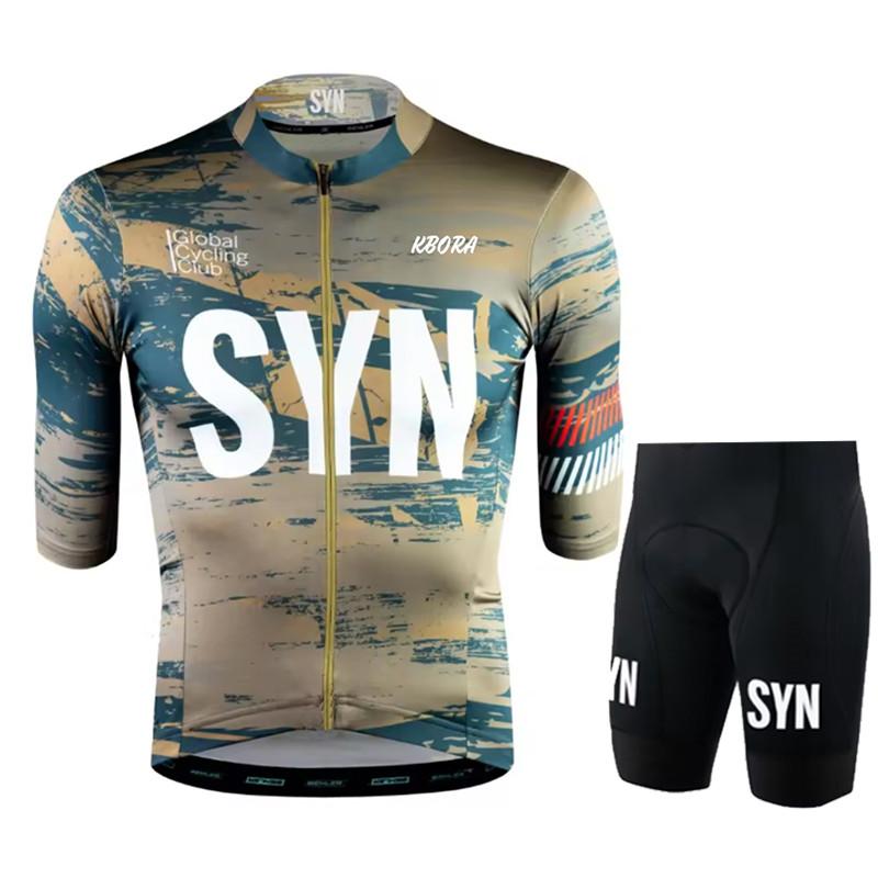 Herren Kurzarm Pro Team MTB Rennrad Kleidung Atmungsaktive Fahrradhemden Mountainbike Kleidung Sommer Atmungsaktives Radsportanzug Set 2026