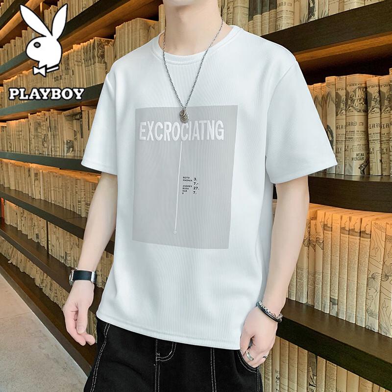 

Мужская футболка PLAYBOY с коротким рукавом из ледяного шелка M