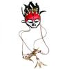 Skull Indian Feather Mask Venetian Half Carnival Halloween Cosplay