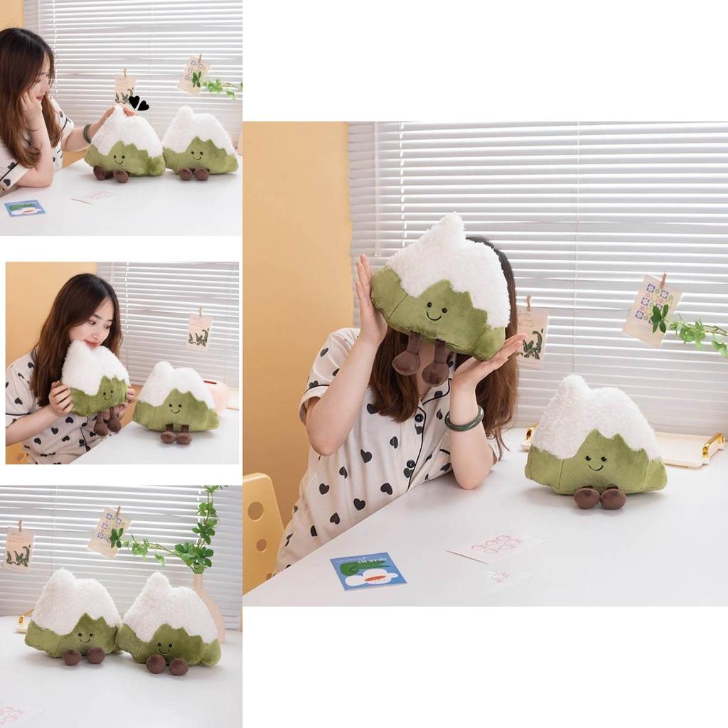 Adorable Mini Snow Mountain Plush Doll Cuddly Soft Toy For Car Home Decor And Gifts