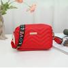 Embroidered PU Camera Bag, Small Square Shoulder Bag, Casual and Versatile