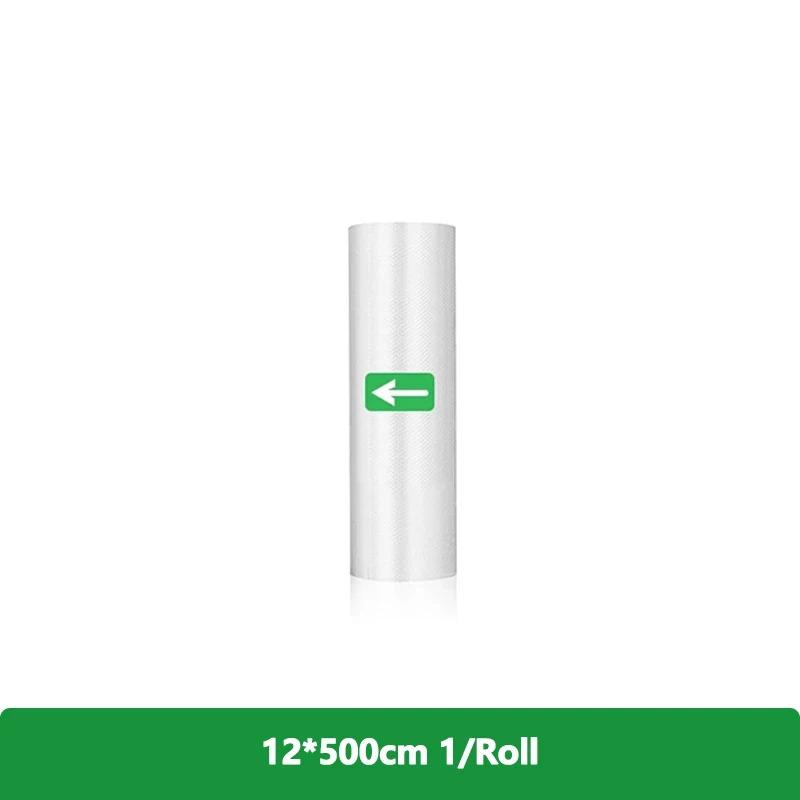 

Вакуумные пакеты для вакуумного упаковщика пищевых продуктов, рулоны 500 см, пакет для хранения в вакуумном упаковщике, свежая еда, длительное хранение