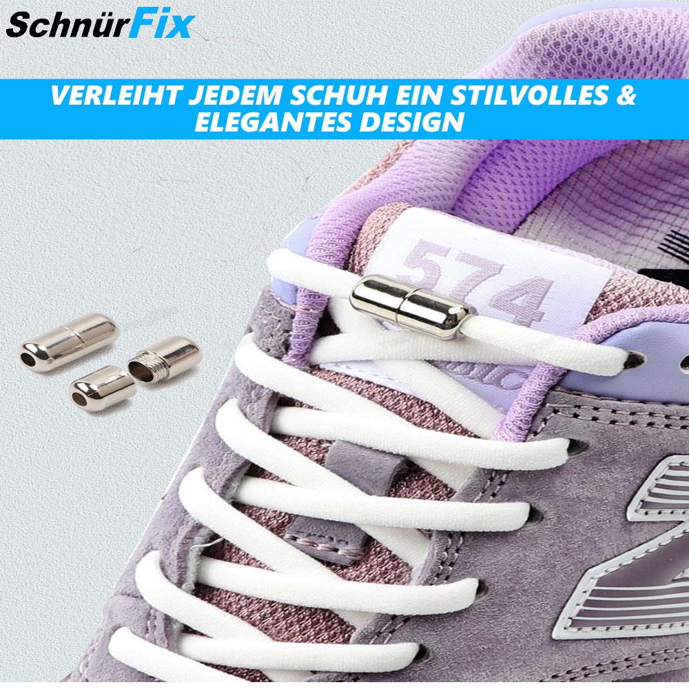 SCHNÜRFIX Lisser Hurtigfeste uten knyting Skolisser Elastiske flate