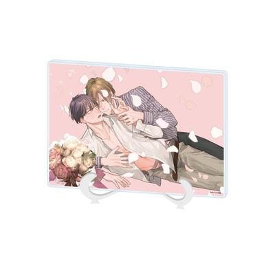 Komaru Oiko Sensei 01 [Working Couple's Summer Vacation] BL Fair [Official Illustration] Acrylic Art Board [A5 Size]