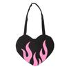 Something Different Flaming Heart Tote Bag