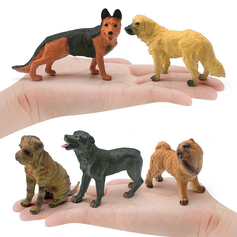 18 Simulated Basset Dog Great Dane Newpoliton Labrador Dog Pet Dog Model Static Ornament