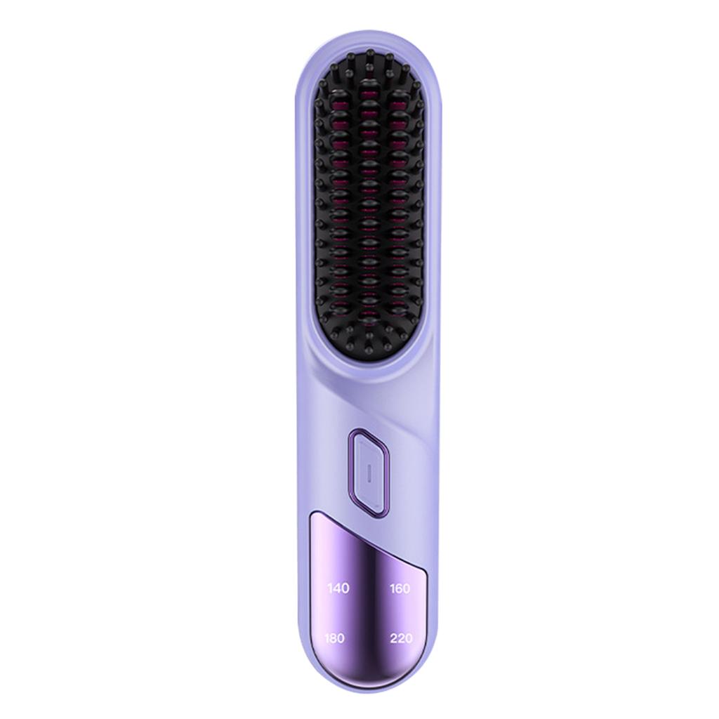 Wireless Hair Straighteners 4000mah Mini Hot Comb Dryer And Straightening Brush Hair Styling Appliances Hot Comb Straightener