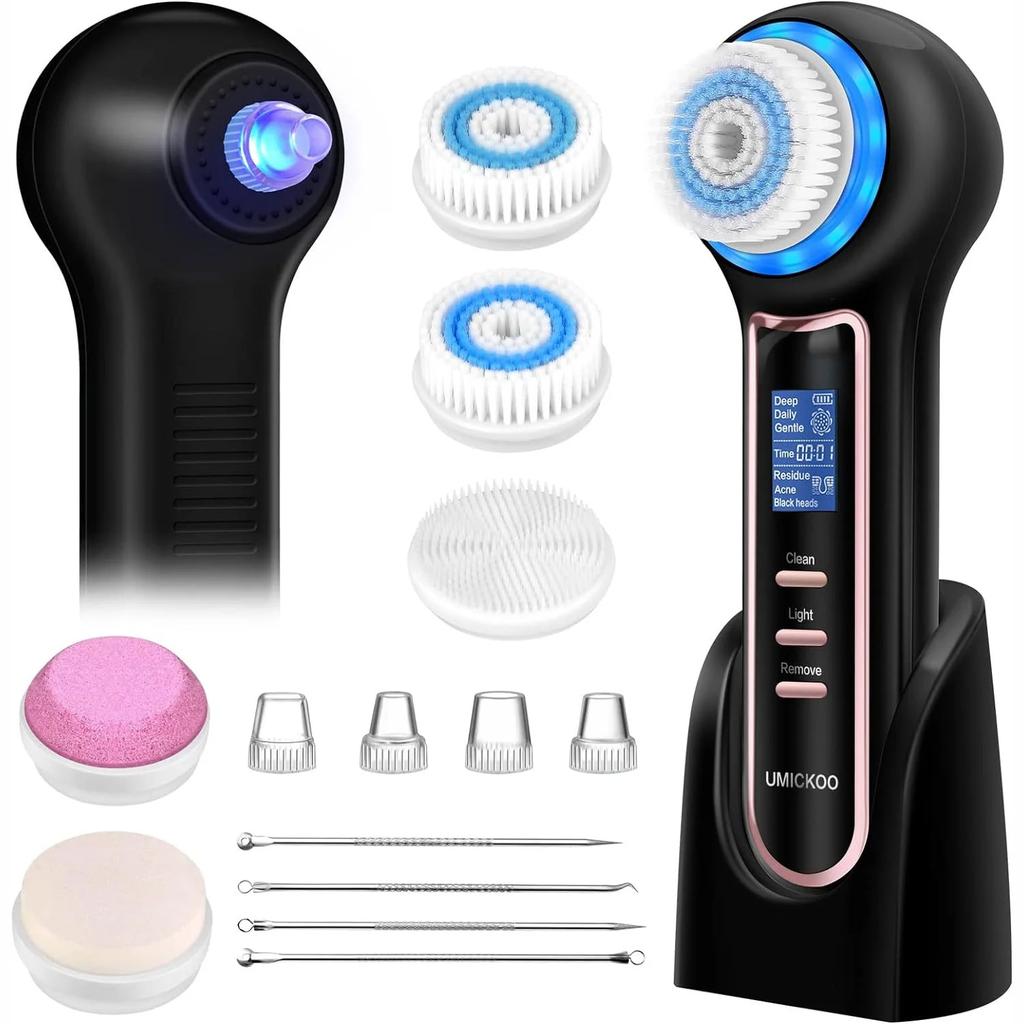 Electric Facial Cleansing Brush Blackhead Remover Pore Vacuum Cleaner Deep Cleaning Face Care Black Head Removal Machine