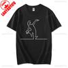 Happy La Linea Summer Casual T-Shirts Men Round Neck Graphic T Shirt Badum Linus Lineman Short Sleeve Tees Fashion Cotton Tops