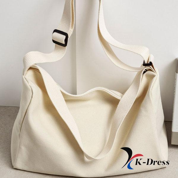 Daily Crossbody Canvas Eco Bag (2 Colors)