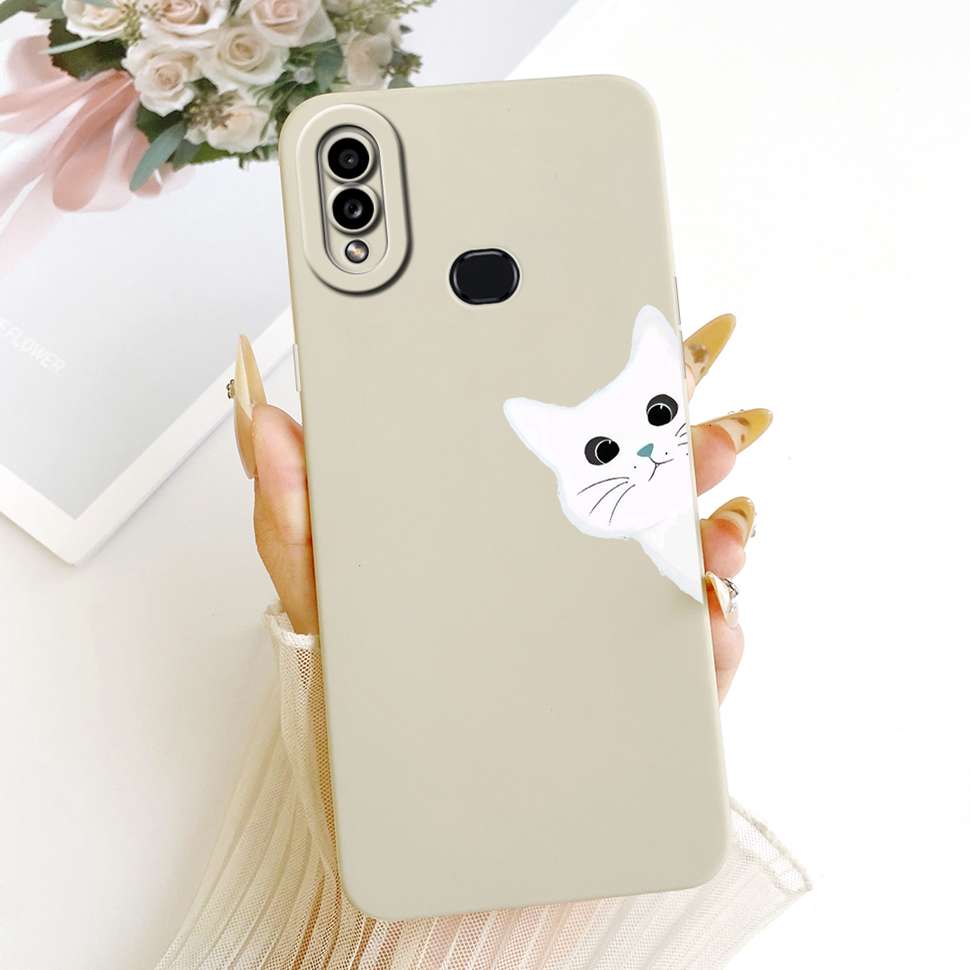 Casing For Samsung Galaxy A10s Cute Cat Pattern Shockproof Back Cover Silicone Phone Case For Samsung A10 s A 10s A10s Soft Case