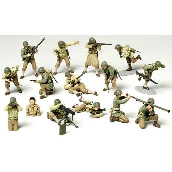 Maquette Figurine Wwii U.S. Army Infantry Gi Set Tamiya 32513 1/48ème