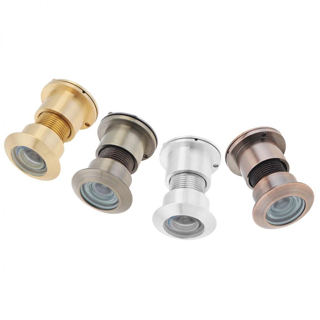 Holes 220 Degree High Definition Door Viewer with Rotating Privacy Cover Household Solid Brass Security Peek Peep