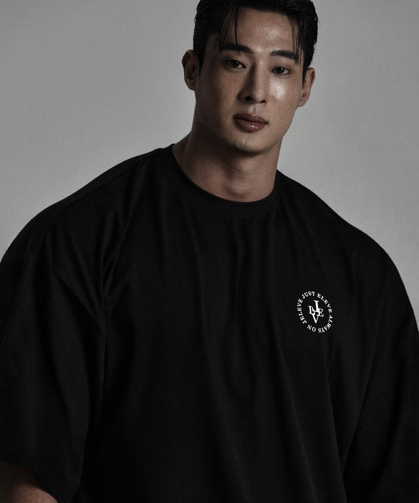 JELEVE Sporty Logo Oversized Short Sleeve