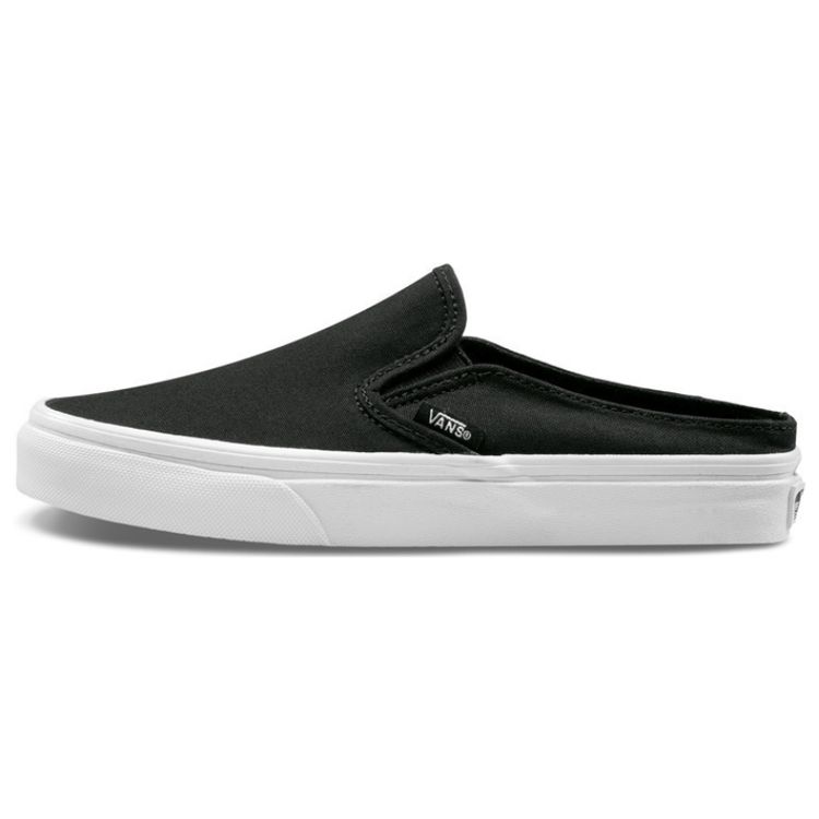 

Черные кроссовки-мюли Vans Classic слипоны унисекс True-White VN0004KT1WX