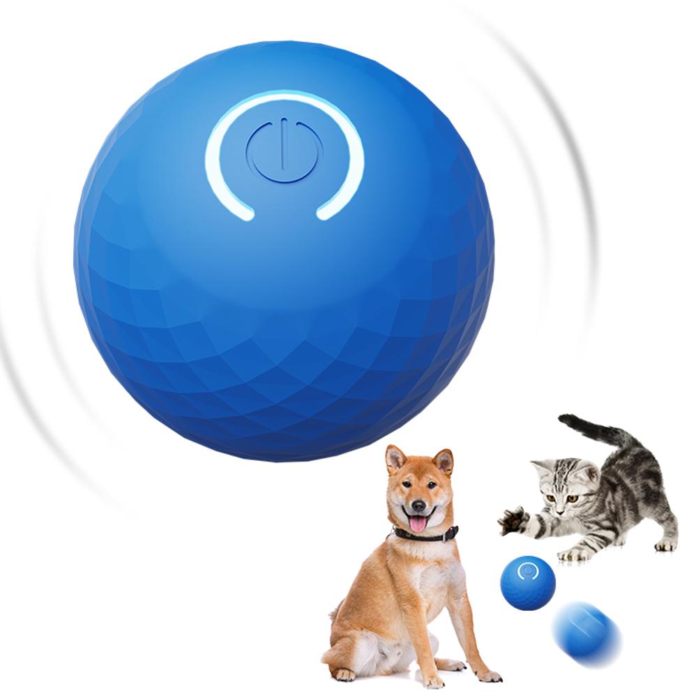 Interactive Dog Ball USB Rechargeable Dog Toy Ball Automatic Rolling Ball Toys for Puppy/Small/Medium Dogs