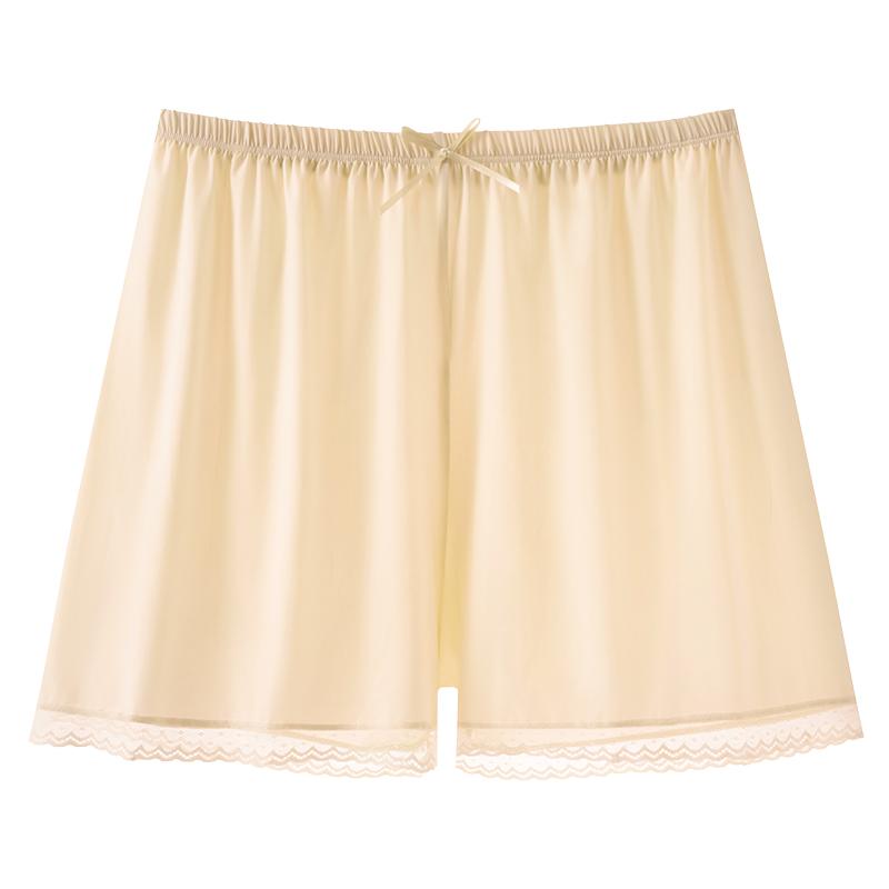 Ice Silk Loose Safety Pants for Women, Anti Glare and Can Be Worn Outside. Summer Thin Home Base Shorts Without Rolled Edges