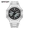 SANDA 6507 Outdoor Sports Men's Watch, Suitable for Neutral Waterproof, Fashionable, Luminous, Multi functional Electronic Wrist