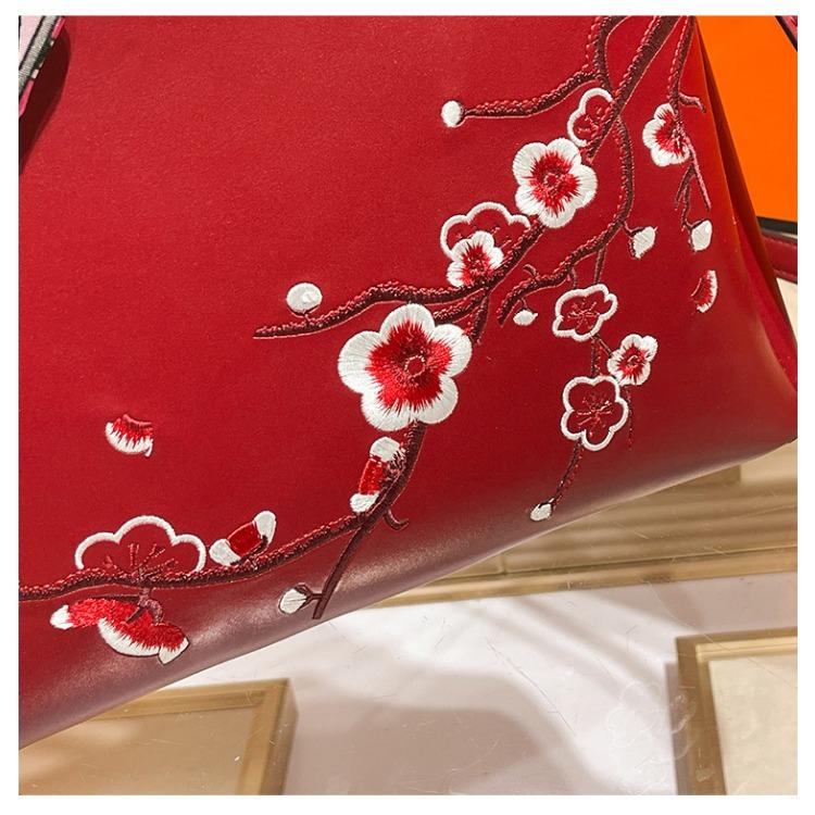 W. D. POLO National Style Art Design 2023 New Light Luxury Mother's Bag Large Capacity Light Luxury Embroidery Qipao Bag