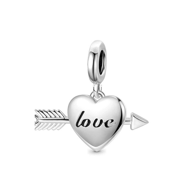 New Copper Holy Bible Lucky Clover Dangle Pendant Bead Bike Star Bee Charm Fit Original Women Bracelet Diy Fine Jewelry