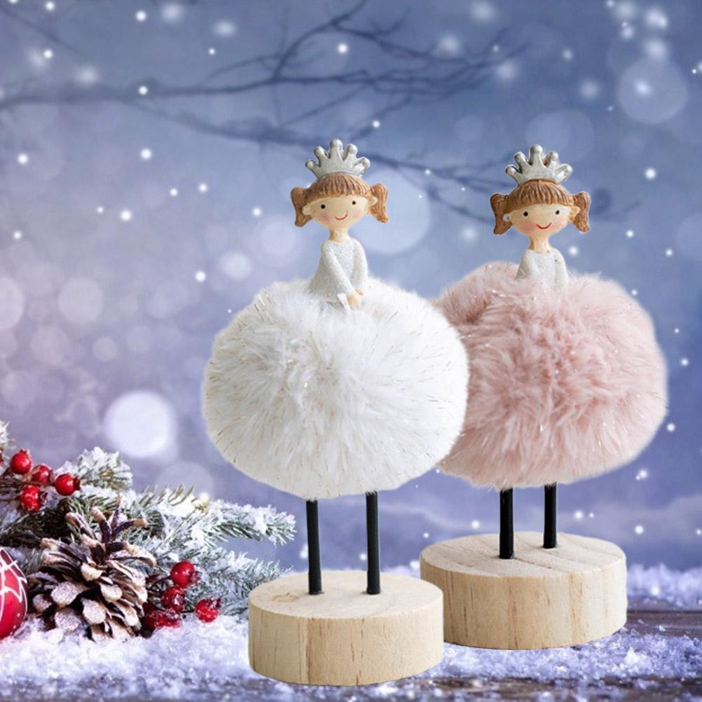 

Merry Christmas Angel Plush Doll Pendant Christmas Tree Hanging Xmas Decorations for Home Decor Children Gift