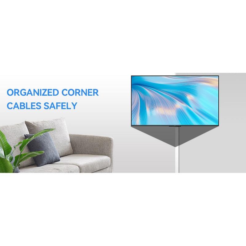 1 PAKET PVC kanal zemin montajı yüksek sıcaklık su geçirmez basmaya dayanıklı görünmez açık kanal (40cm × 10 adet + aksesuarlar)