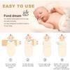 Baby Swaddle Blanket Set, 1 Swaddle Blanket & 1 Hat, Adjustable Newborn Swaddle Wrap, Anti-Startle Sleep Sack, Suitable for Boys & Girls