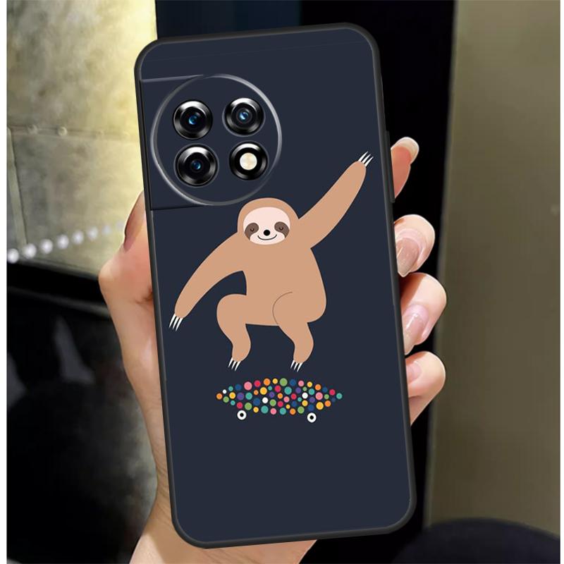 Αστεία Χαριτωμένα Βραδύποδες Θήκη Για OnePlus 13 13R 12 12R 11 10 Pro 8T 10T OnePlus Nord 4 CE 2 3 Lite N10 N20 N30 Θήκη