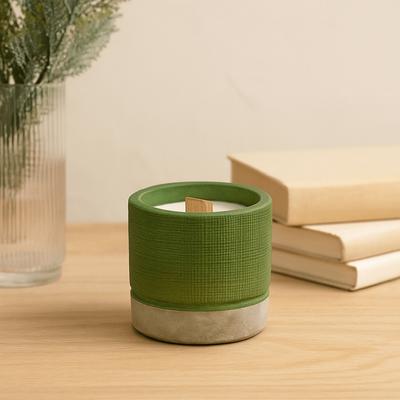 Scented Candle Sea Moss And Herbs Wooden Wick