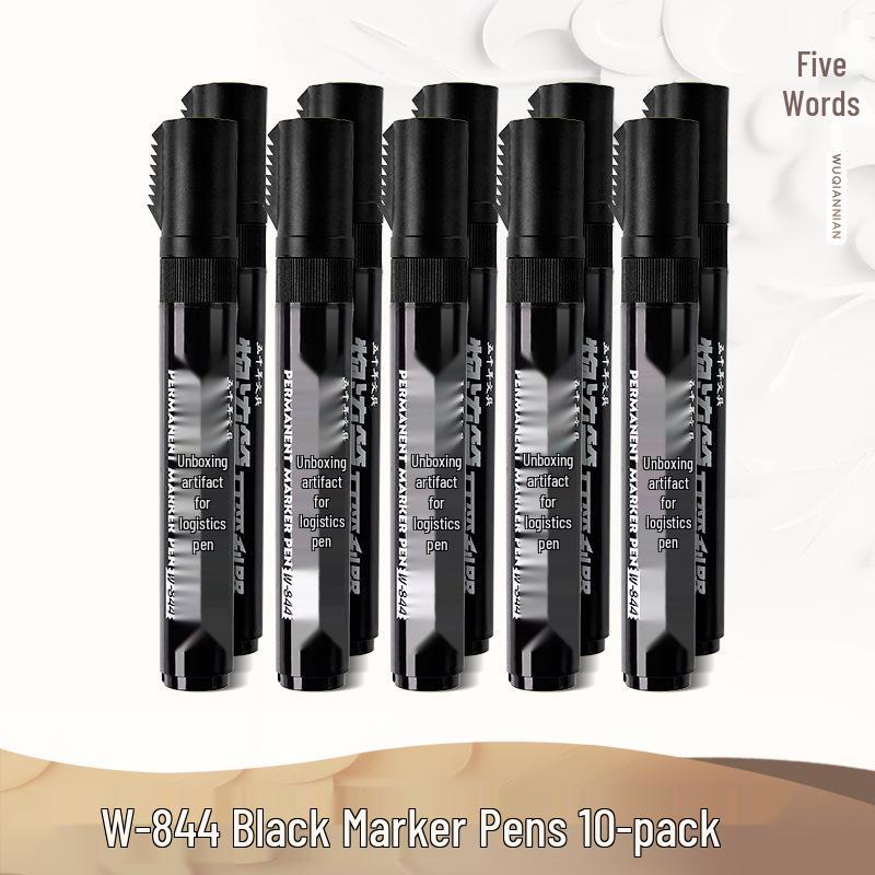 Oil-Based Double-Ended Refillable Broad Tip Marker - Large Capacity, Quick Drying, Waterproof