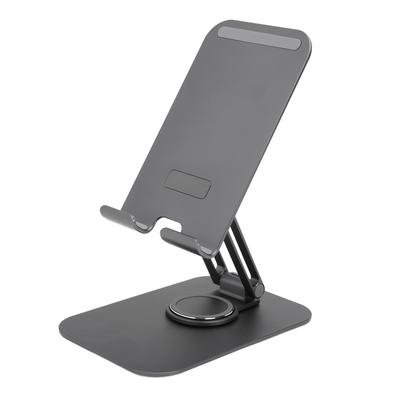 Masaüstü Telefon Tutucu Katlanabilir Yer Tasarruflu 360 Derece Dönebilen Alüminyum Alaşım Stand