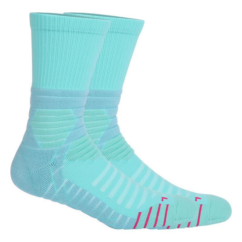 Mingjun Elite Non-Slip Men's Basketball Socks - Thick, Mid-Tube, Cushioned Sports Socks for Enhanced Performance