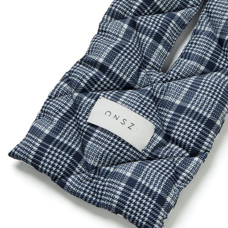 ONSZ Check Botanic Double-Sided Padded Muffler
