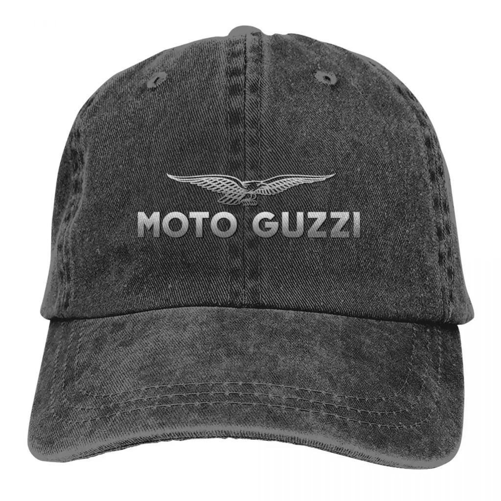 Unisex Women Moto Guzzi Motorcycle Racing Motorcross Baseball Caps Classic Distressed Washed Dad Hat Adjustable