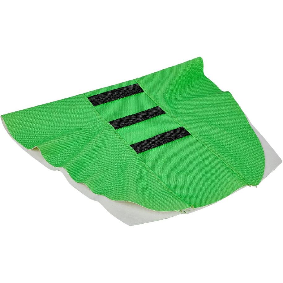Dirt Bike Seat Cover Universal for KX 85 65 112 250 450 KLX 110 140 300R Motocross Off Road Pit Bike Green Non Slip Black Stripe/Gripper Soft/Water