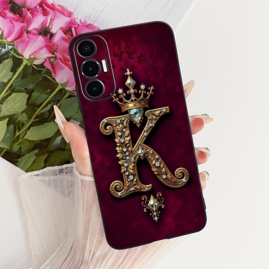 For Tecno Pova Pova2 Pova3 Case LD7 LE7 LF7n Cool Crown Letters Cover Soft TPU Phone Case For Tecno Pova 3 Pova Neo3 LH6n Fundas
