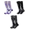 2 pairs Warm Sports Socks High Elastic Mountaineering Socks Soft Ski Socks  Winter Season
