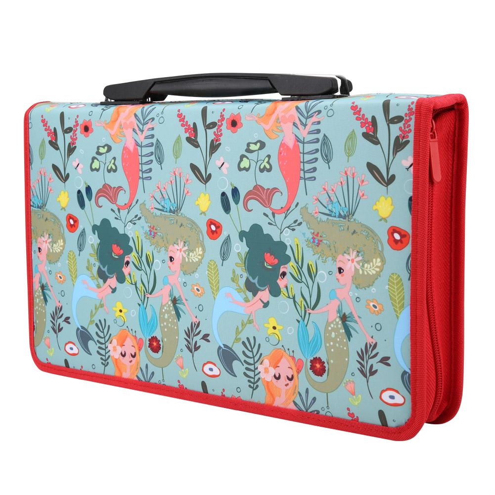 120168216 Slot SeA Maid Pattern Color Pencil Box Painting Pen Organizer Case Holder(216)