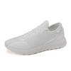 Lightweight outdoor sports casual shoes lace-up solid color simple running shoes low top large size men's shoes C852